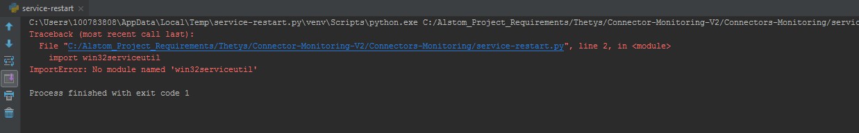 python install win32serviceutil